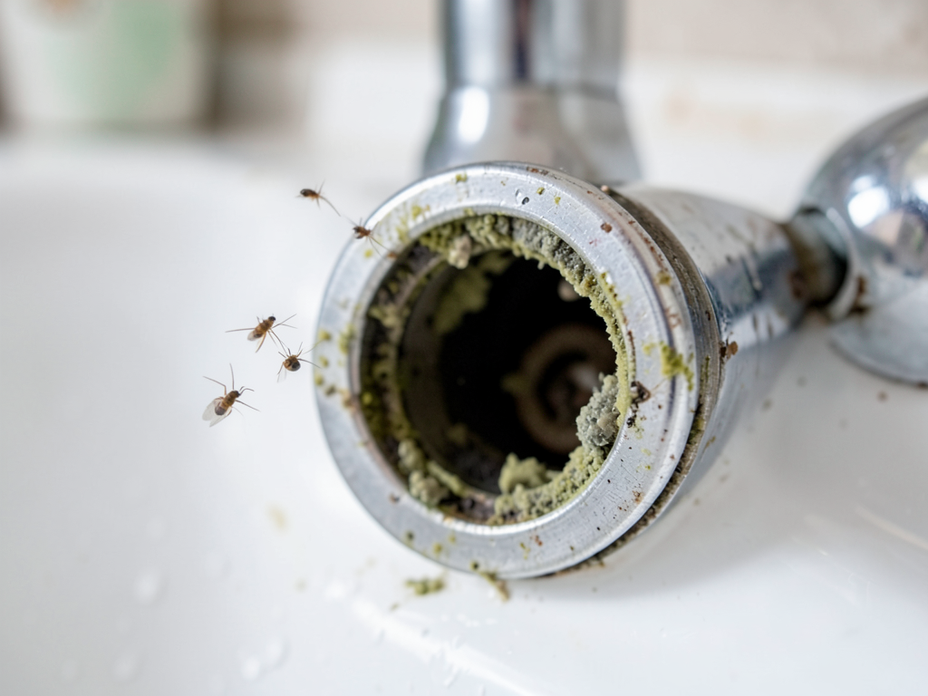 How to get rid of those persistent drain flies in