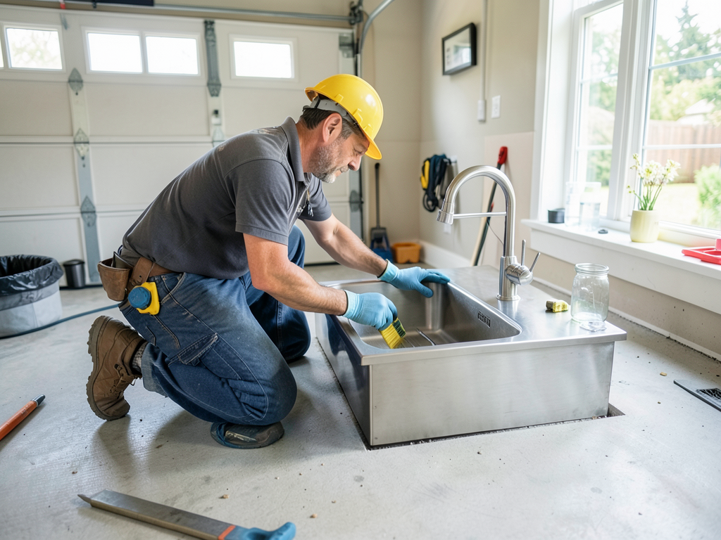 Installing a new utility sink in your sans souci g