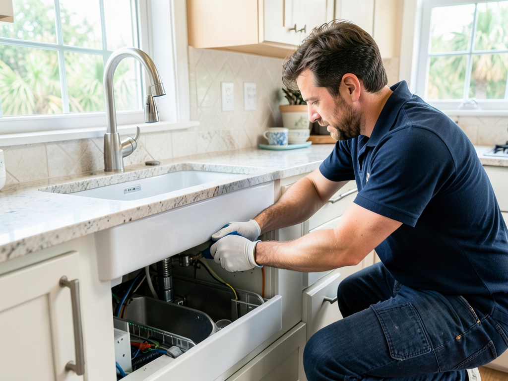 Local plumbers who can fix your broken garbage dis