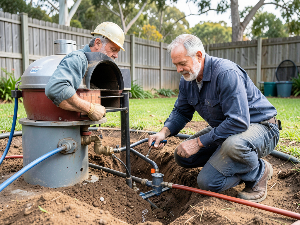 Safely running gas lines for your new outdoor pizz